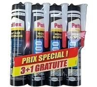 Pattex Colle de fixation PL100 high tank blanc lot 3+1