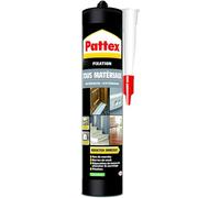 Pattex Colle de fixation Tous Matériaux – Colle polymère blanche 450 g (intérieur & extérieur)