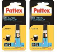 Pattex Colle forte instantanée formule liquide- tube de 3gr (Lot de 2)