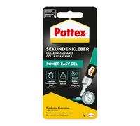 Pattex colle instantanée Power Easy Gel, tube de 3 g avec colle liquide extra forte, correction flexible, sans solvant, pour coller la porcelaine, la céramique, le métal, le plastique et le bois