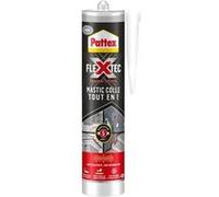 Colle joint int/ext polymere pattex flextec gris cartouche 389g