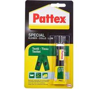 Pattex Colle spéciale textile, tube de 20 g de colle pour une tenue durable lors du collage de différents types de A223