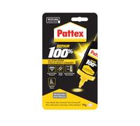 Pattex colle universelle 100%, 50 g bouteille en plastique transparent clair, pas de vagues, atrophie ou retr‚cissementr‚sistant … l'eau … l'int‚rieur et ext‚rieur, extrˆmement ‚lastique, r‚sistant aux chocs et aux fortes temp‚ratures, contenu: 50 g (9H P1BC5)