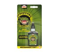 Pattex Crocodile Power | Colle Multi-Usages (50 g) - Colle transparente pour toutes conditions - Colle forte tous matériaux même flexibles - Colle universelle puissante