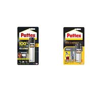 Pattex Epoxy Bi-composante 48 g Coller Multi-usages avec Particules de Métal