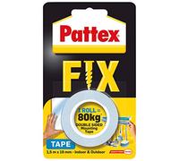 Pattex FIX Ruban adhésif double face 1,5 m x 19 mm