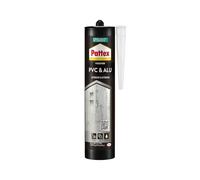 Pattex Colle de fixation PVC & Alu Flextec - Blanche haute performance, résistante à l'eau - 450 g