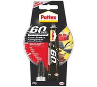 Pattex Lot de 3 tubes de colle universelle 60 sec.