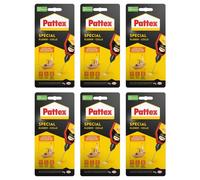 Pattex Lot De 6 Flacons 30g Colle Spéciale Maquette En Plastique Avec Micro-Doseur