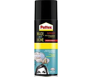 PATTEX Made At Home - Colle en spray Permanente - Colle en aérosol 400ml