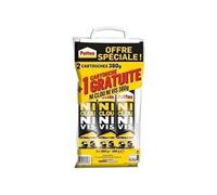 PATTEX Ni clou ni vis chrono - Lot de 2 cartouches 310ml 380g + 1 gratuits