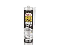 Pattex Colle de fixation 1996220 Ni Clou Ni Vis Tous matériaux Crystal transparente 290 g