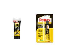 Pattex Ni Clou Ni Vis Extra Fort & Rapide, Colle de Fixation Surpuissante à Prise Instantanée, Blanche, Tube 260 g & 1472001 Multi Tube 20 g