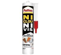 PATTEX Ni clou ni vis tous matériaux crystal - Cartouche 290g