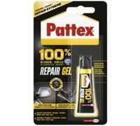 Pattex colle universelle Repair Extreme, colle forte, tube 8 g, ‚lastique, r‚sistant contre les rotations & vibrations eau et variations de temp‚rature de -50 degr‚s … +120 degr‚spour l'int‚rieur et l'ext‚rieur, transparent, sans solvants contenu: 8 g (9H PRX18/335471)