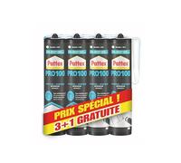 Colle fixation PL100 PATTEX - high tank - blanc - lot 3+1 - 798270