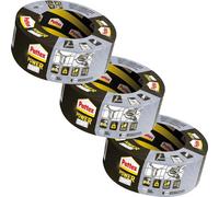 Pattex Power Tape 48mm x 50m argent Lot de 3 bandes de réparation étanches