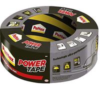 Pattex Power Tape, Ruban adhésif extra fort pour charges lourdes, Bande adhésive toilée tous supports, Rouleau adhésif étanche de 48 mm x 30 m, gris