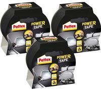 Pattex Power Tape Set 3x ruban adhésif 48mm x 10m noir étanche fort