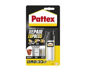 Pattex Powerknete Repair Express, pâte à modeler pour coller & réparer, 48 g de colle époxy pour de nombreux matériaux, pâte à modeler pouvant être peinte et poncée