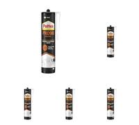Pattex PRO90 Fixotac, Colle de Fixation Type Néoprène, tous Support, Intérieur et Extérieur, Beige, Cartouche de 350 G (Lot de 5)