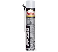 Pattex PU mousse mousse polyuréthane PF 320, pour la pose et la fixation des tuiles et des couples, application rapide et précise 750 ml