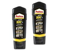 Pattex Repair Colle universelle 100 % résistante à la chaleur pour l'intérieur et l'extérieur 2 x 100 g Colle pour la réparation de différents matériaux