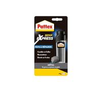 Pattex - Pâte à réparer Métal - Epoxy bicomposante avec particules de métal - 48 g
