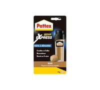 Pattex Répar'Bois- pâte à réparer couleur bois -Répare, colmate, fixe, reconstitue la matière- bâton 48 gr