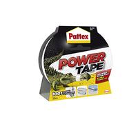 Pattex Ruban adhésif Power Tape – Blanc 48 mm x 25 m – Toilé extra fort pour charges lourdes