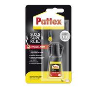 Pattex S.O.S. Super Colle Pinceau, Cyanoacrylate, Colle incolore à séchage rapide, 1x5g