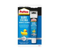 PATTEX Silicone neutre Transparent 50 ml pour salles de bain et cuisines