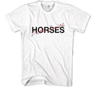 Patti Smith Horses Punk Poetry Art T-Shirt White L