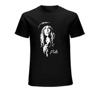 Patti Smith - Portrait T-Shirt Anime t-Shirt Short Sleeve t-Shirt Anime Men Clothing Black XXL