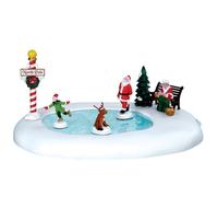 Lemax Figurine Les Patineurs du Pôle Nord