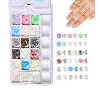 Patting Gel Polissage | Palette de 18 couches à séchage rapide avec une longue durée de vie - Couleurs de polissage des ongles en gel - Pour filles, femmes, mères, maison, fête, vacances, été