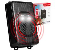 PATTLER® Anti Martre à Ultrasons avec Lumière - Répulsif Anti Martre pour Voiture avec Alimentation 12V, Piles AA ou USB, Protection Efficace contre les Martres. 1 Unité
