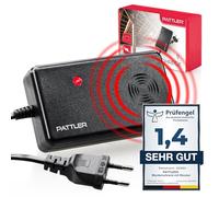 PATTLER Anti Martre avec Prise - Répulsif Anti Martre à Ultrasons pour Intérieur, Maison, Garage et Grenier Jusqu’à 60 m². 1 Unité