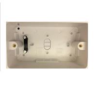 Pattress Box Boîte arrière à montage en surface avec support de câble 47 mm de profondeur