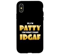 Patty Joke IDGAF Meme Cute Halloween Costume for Patricia Coque pour iPhone X/XS