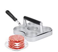 Patty Press Broyeur à hamburger à plat anti-adhésif 5 grilles | Meat Smasher Grille de cuisson pour cuisine, barbecue, cuisine, extérieur, maison
