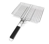 Patty Tably Étagère de barbecue à poisson - Support de barbecue pour barbecue, filet en acier inoxydable pour camping, accessoires de barbecue pour la cuisson du porc, du brocoli, du steak, des pommes