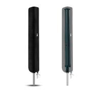 PATWING Housse Sechoir Parapluie, 420D Oxford Coupe-Vent Housse Etendoir Parapluie à Linge, Étanche, Protection UV pour Séchoir à Linge Rotatif Leifheit, Brabantia Lift-O-Matic (Noir, 185*16*16cm)