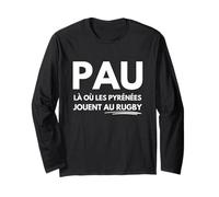 Pau là où Les Pyrénées Jouent au Rugby Manche Longue