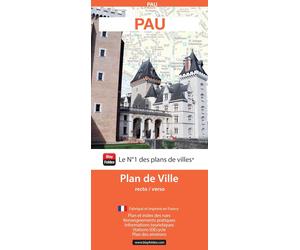 Pau, Pyrénées-Atlantiques - Plan de ville | Blay Foldex - 2024