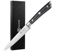 PAUDIN Couteau multifonction 12 cm couteau de cuisine professionnel comme couteau à éplucher couteau de chef couteau à fruits en acier inoxydable allemand à haute teneur en carbone manche ergonomique