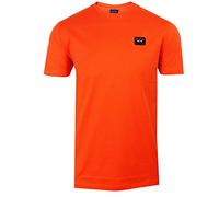 Paul and Shark Hommes t-Shirt col Rond en Coton Orange L