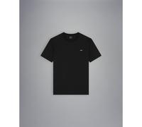 Paul And Shark Men's Regular Fit Badge T-Shirt Noir L Male