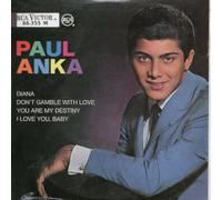 Paul ANKA - Diana 4-TRACK CARD SLEEVE - 1) Diana 2) Don't gamble with love 3) You are my destiny 4) I love you ,baby - CDSINGLE