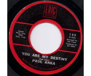 PAUL ANKA - you are my destiny 45 rpm single